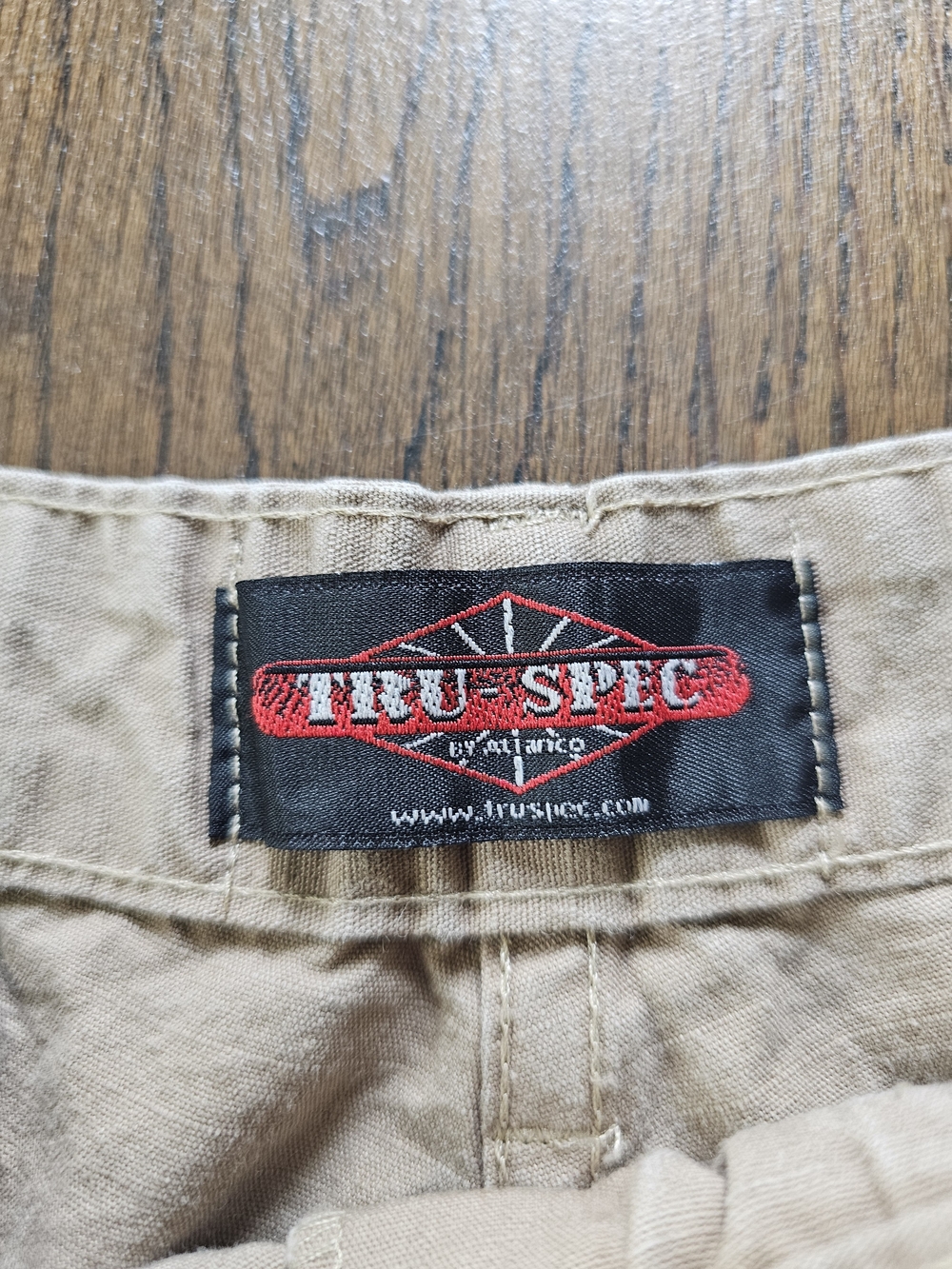 Tru-spec Khaki Cargo Shorts Classic Utility Style Size Mens 35-39 - Picture 8 of 9